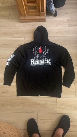 Original Redback new xxl black hoodie with front pocket