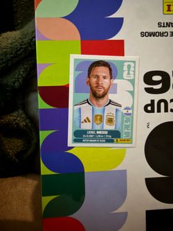 messi panini sticker