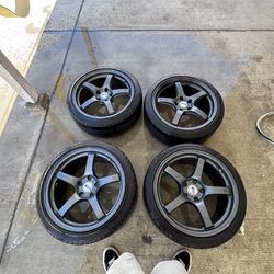 Authentic rays gram lights staggered 5x114.3