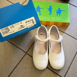 White Girl Dress Shoes Size 11.5