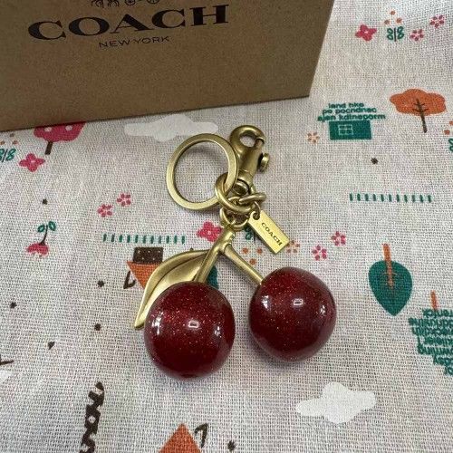 Coach Cherry Bag Charm Key Chain
