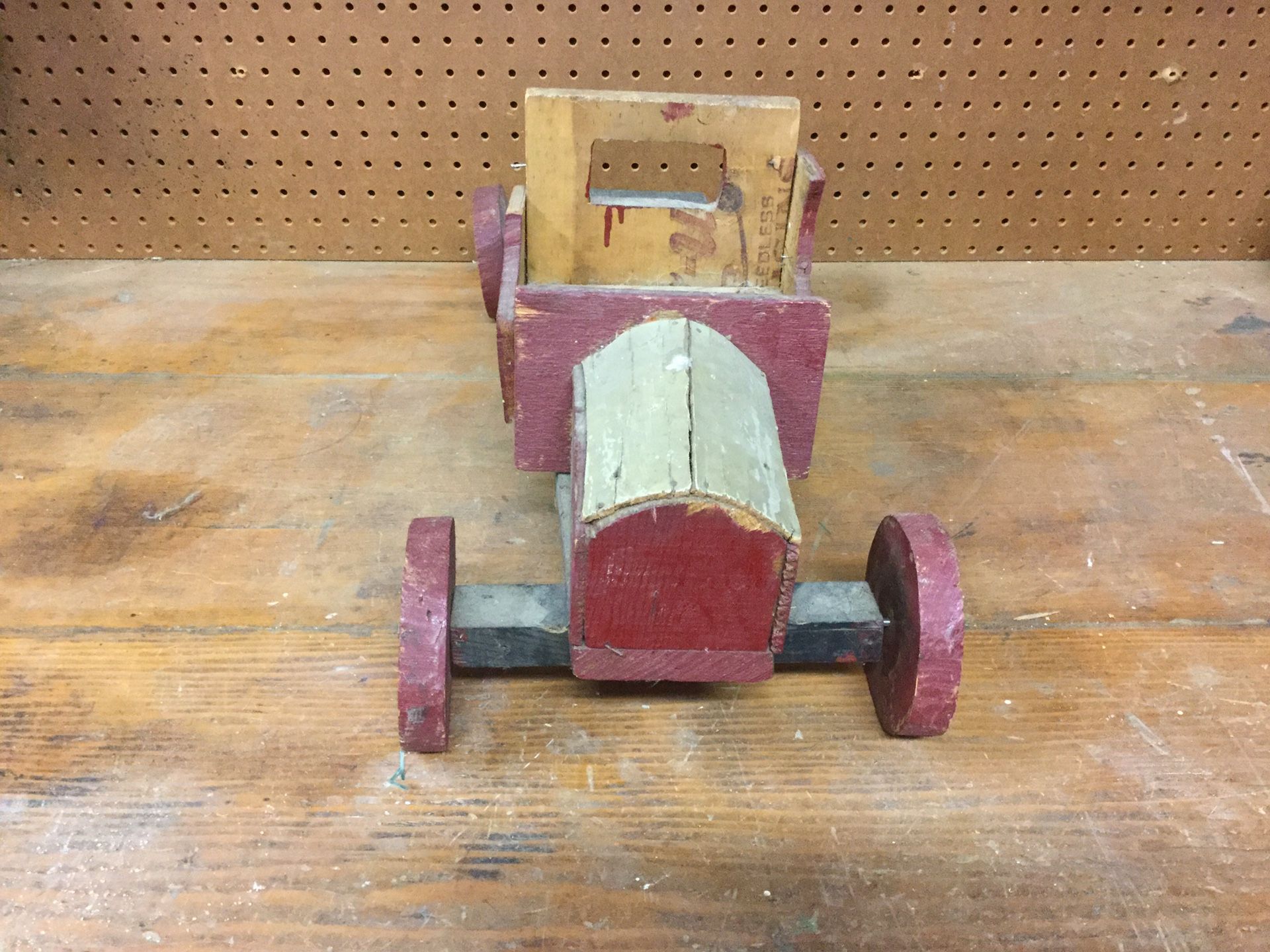 Antique wooden truck