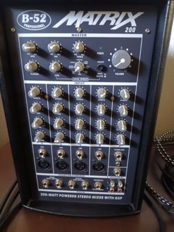B-52 Matrix-200 Watts PA System