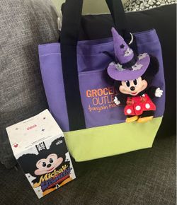 Disney funko and tote