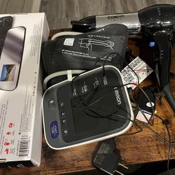 Home Essentials Bundle – BP Monitor, Dash Cam, Hair Dryer 