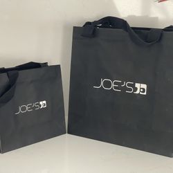  Joe’s Jean Gift Bags- 2 Bags (Black & White)