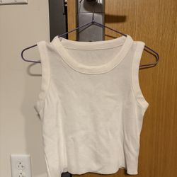 White tank top