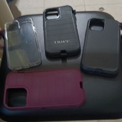 Otter Box Cases For I Phone 12 Pro Great Condition Asking 10 Each Firm on Price 