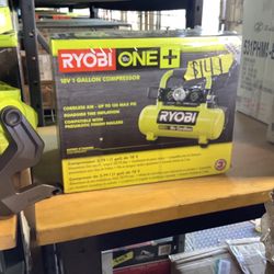 RYOBI ONE+ 18V Cordless 1 Gal. Portable Air Compressor (Tool-Only)