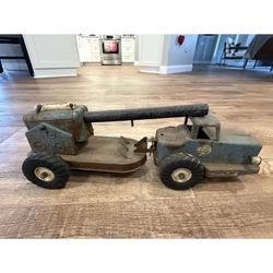 1950s Nylint Naval Defense Coastal Unit Missile Launcher Metal Toy Truck 21x9x7