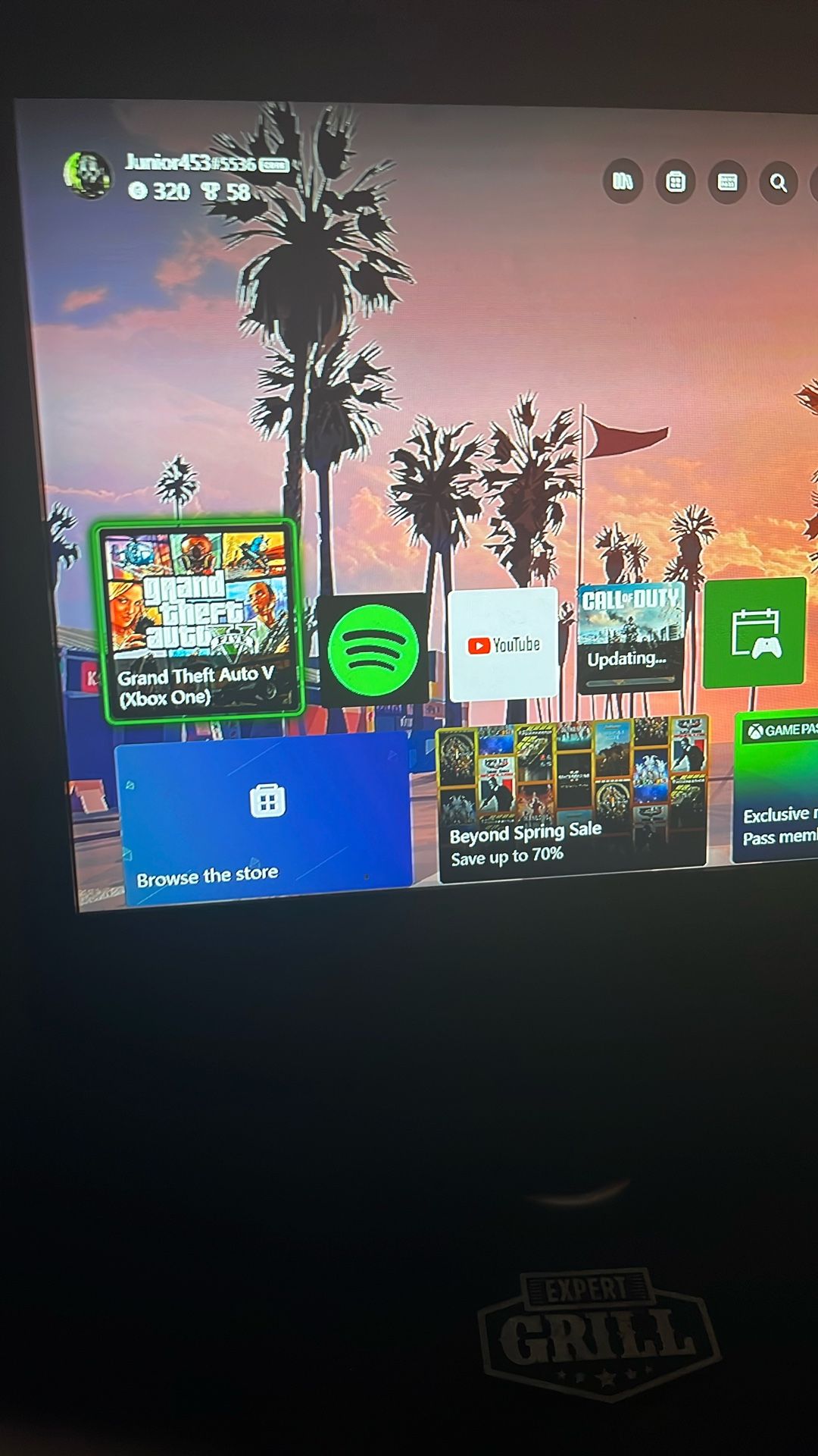Xbox one with tv