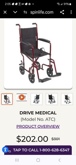 Lightweight Drive Wheelchair perfect Condition 