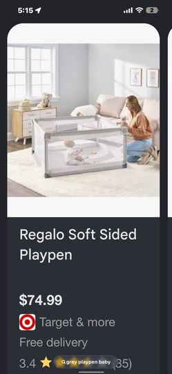 Baby play pen