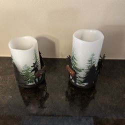 Battery operated flame less candle set 