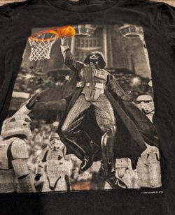 Basketball RARE KIDS Size Medium Star Wars Basketball TShirt