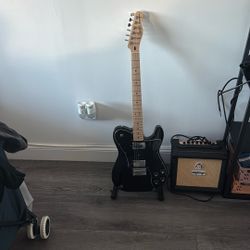 Squier Affinity series telecaster deluxe electric guitar  (in black) 