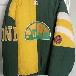 NBA Vintage Starter Coat Seattle Super Sonics size XL