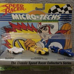 Speed Racer Micro Techs Classic Collector's Series Vehicles