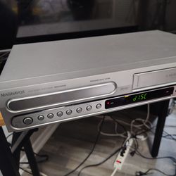VHS and DVD combo player