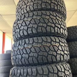 📲💯33x12.50R18 Vendo Set De Llantas Nuevas Headway All-terrain 
