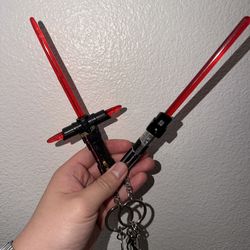 Disney Light Saber Keychains