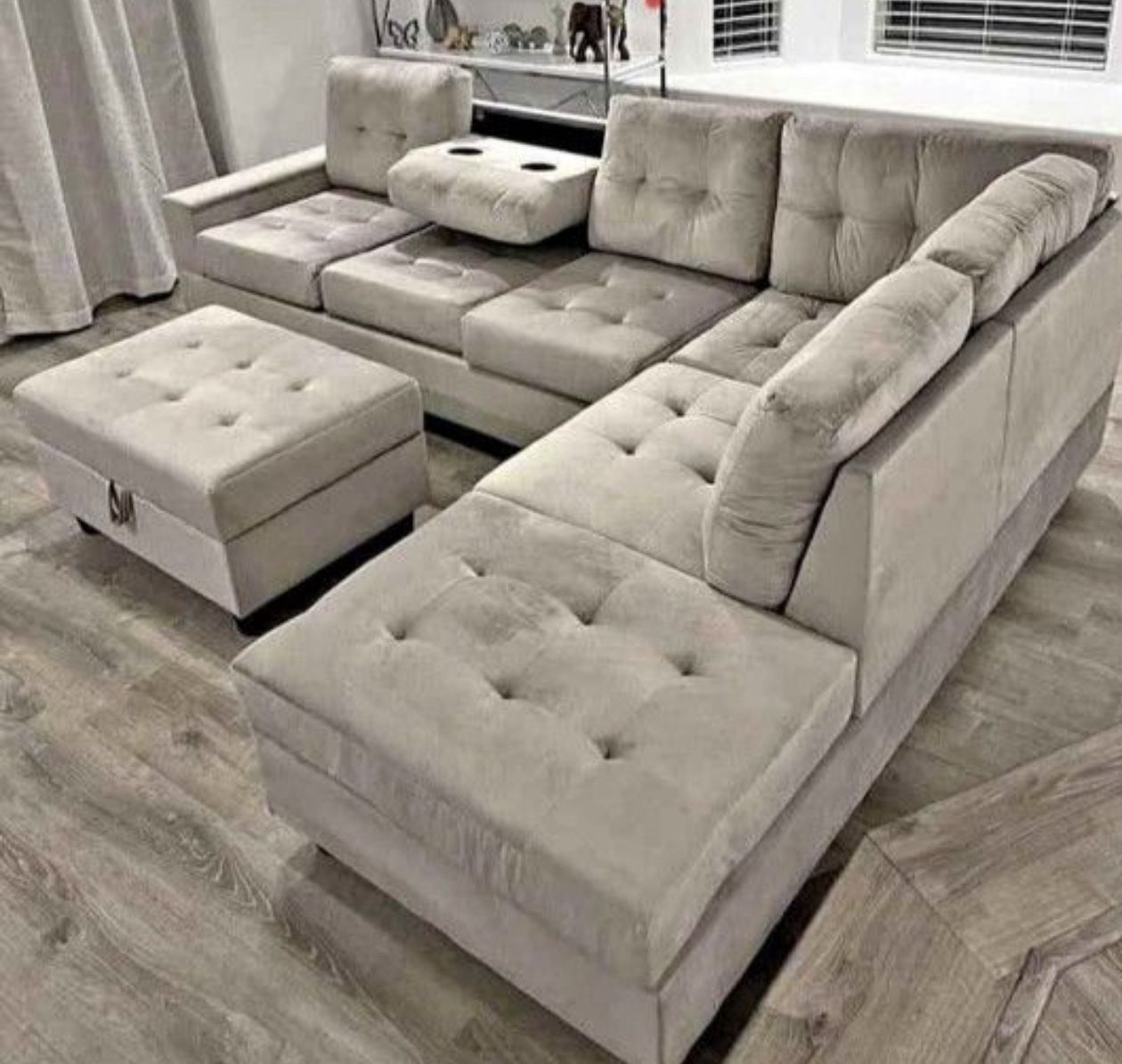 Sectional Sofa With Ottoman Included New Reversible Sode Chaise