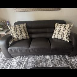 Sofa Dark Brown  Leather