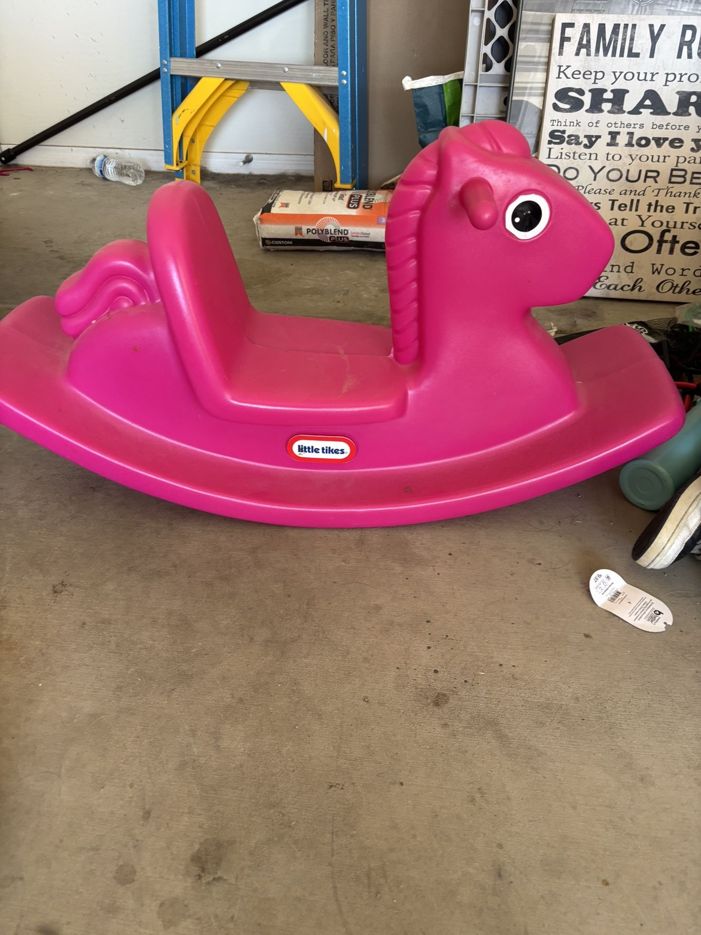 Fisher Price Plastic Rocking Horse