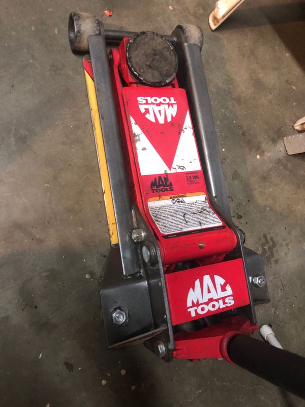 Mac tools low profile 3.5 ton jack perfect condition minus stickers