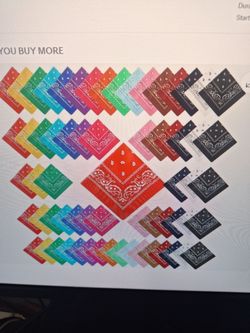 Unisex Paisley Bandanas