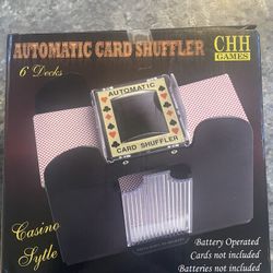 NEW Automatic 6 Deck Card Shuffle with 12 New Maverick Decks