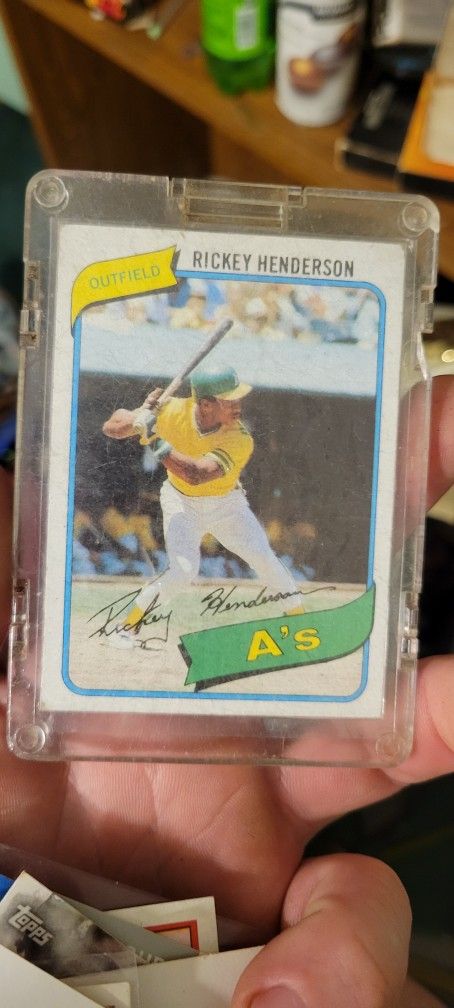 1980 Rickey Henderson Rookie Card