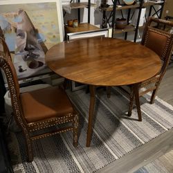 Dining Table Plus Two Chairs