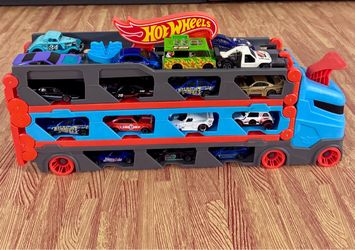 Hot Wheels Mega Hauler Truck with Cars