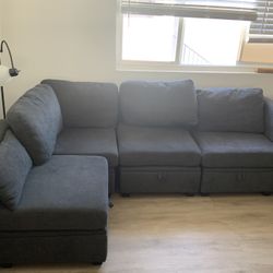 Couch with underneath storage 
