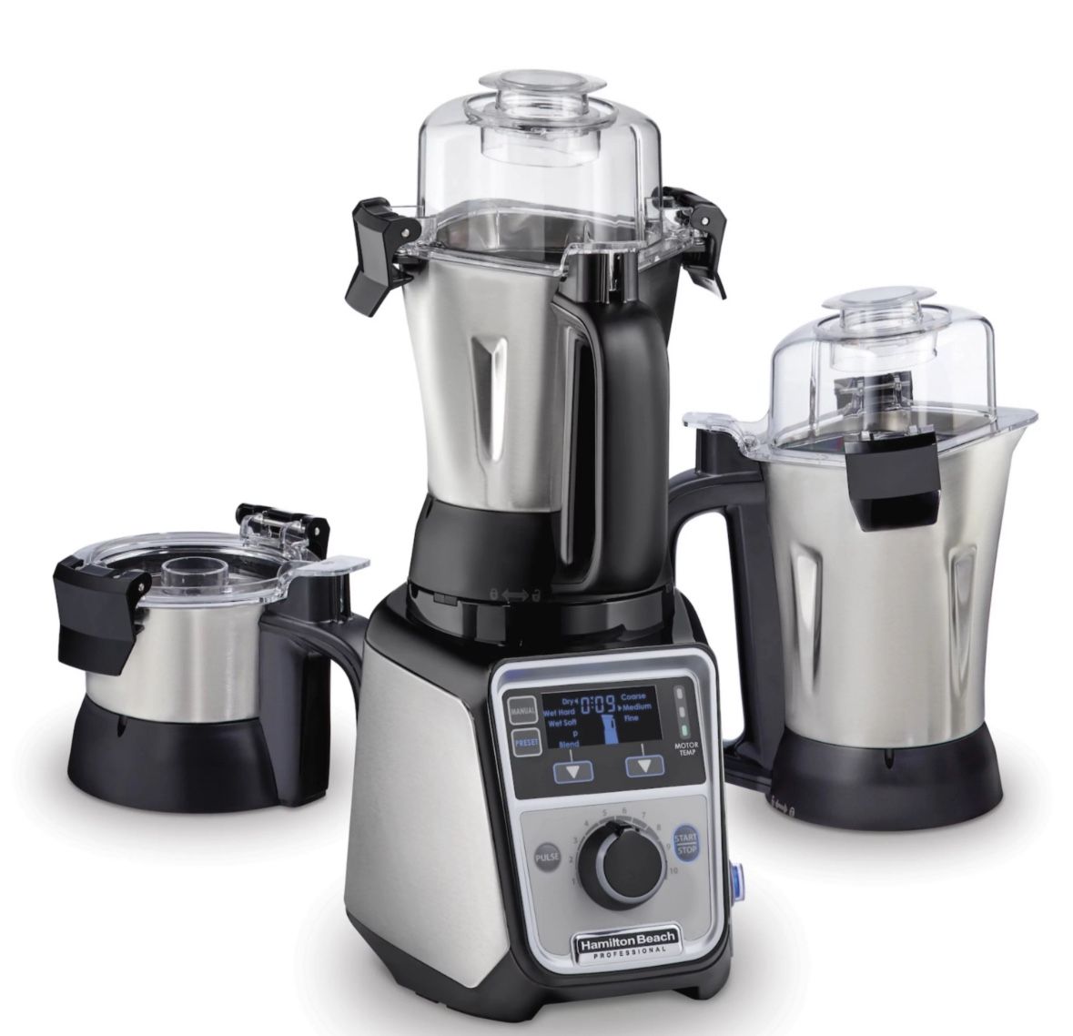 Hamilton Beach Professional 4-in-1 Juicer Mixer Grinder, Commercial-Grade