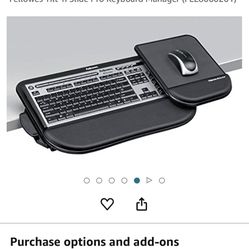 Fellowes Tilt ‘n Slide Pro Keyboard Manager 