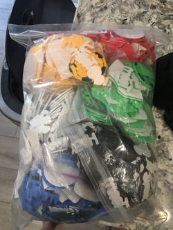 Foam sports stickers