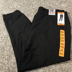 32 Degrees Cool Black Comfort Pants With Pocket - Womens 2XL, NWT, Waist 20”