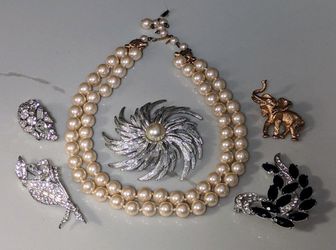 Collection Of Signed Costume Jewelry