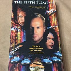 The Fifth Element - VHS 1997 - Bruce Willis - Luc Besson SciFi Columbia Pictures
