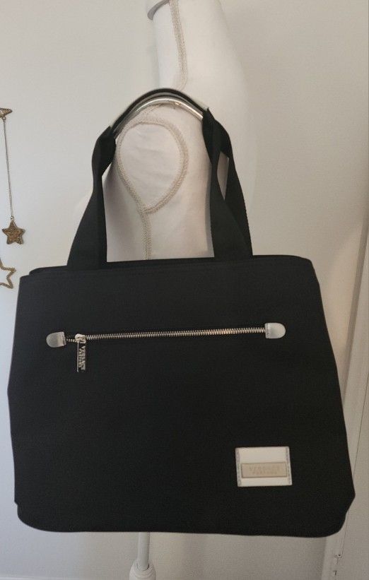 Versace Parfums Versace Black Tote NWOT Versace Parfume Travel Bag