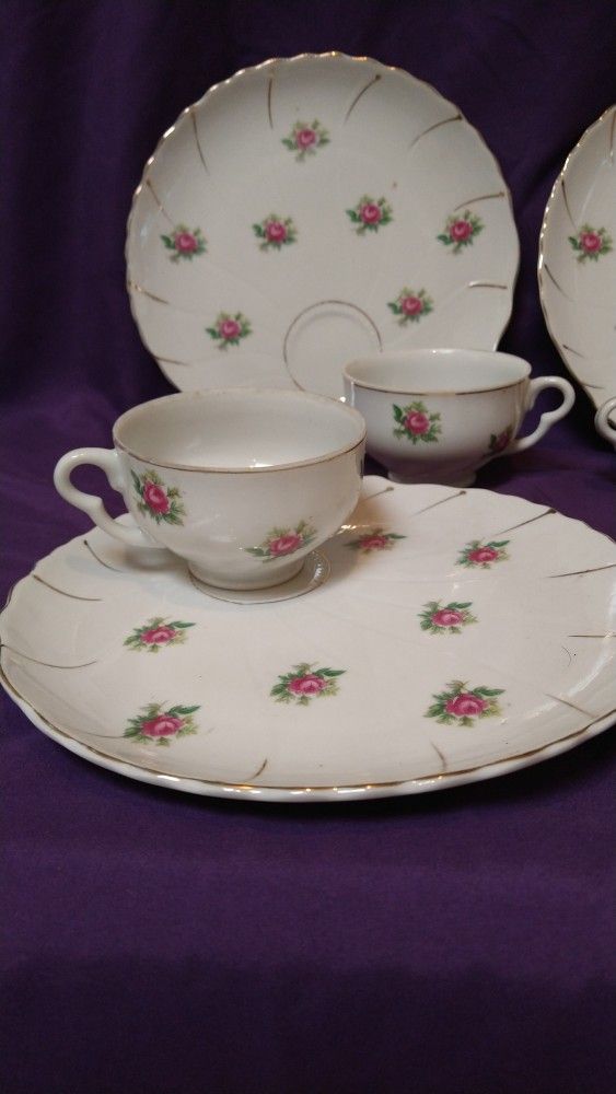Imported "Enesco" bone china from Japan (Tea service)