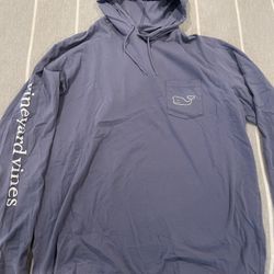 Vineyard Vines Long Sleeve Shirt with Hood Basically New