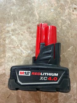 Milwaukee m12 battery 4.0