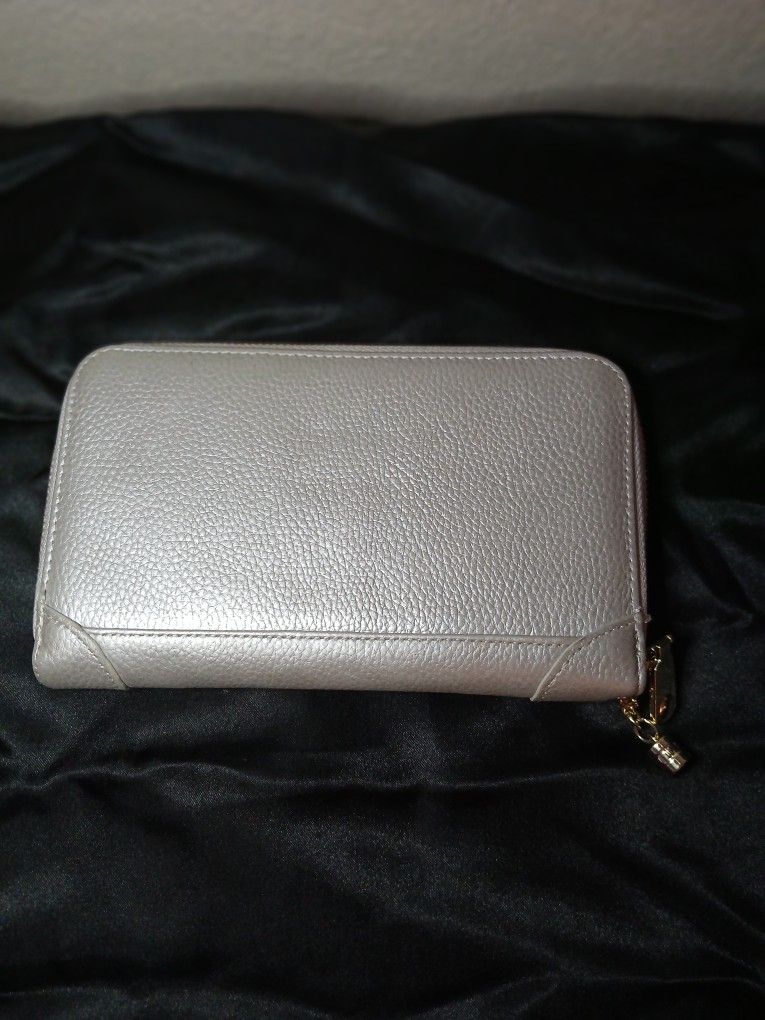 Metallic Leather 60 Card Wallet