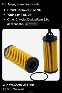 WIX WL10010 Oil Filter