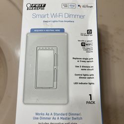 Feit Electric Smart Dimmer Switch, Neutral Wire Required for Installation, Compatible with Amazon Alexa and Google Assistant, Smart Dimmer Light Switc