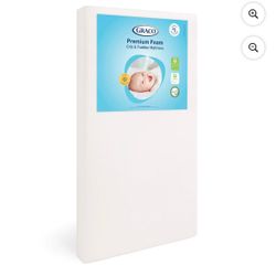 Graco Premium Foam Crib and Toddler Mattress, GREENGUARD Gold Certified