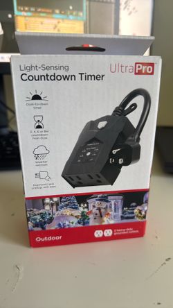 Light sending countdown timer